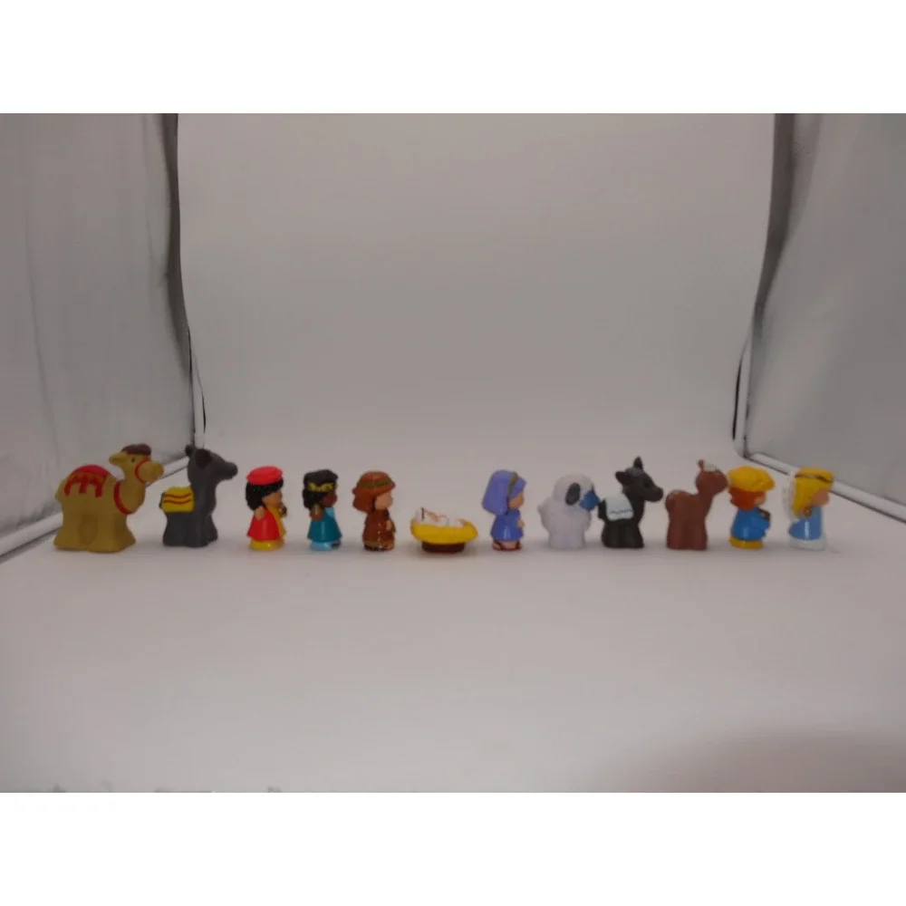 Fisher Price Nativity Set Little People Christmas Story Lights Sounds Works
